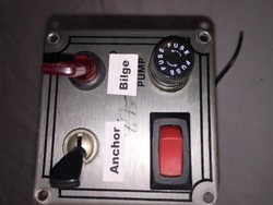 Bilge Pump/Anchor Control Panel