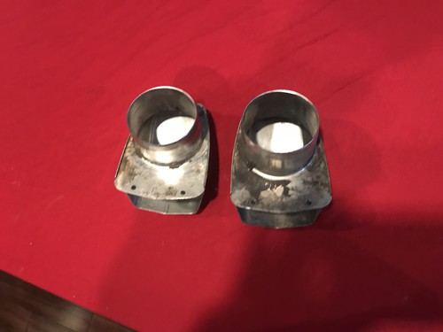 Pair of Stainless Steel Air Vent Cowls