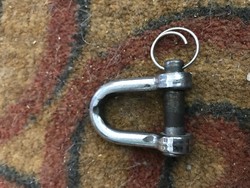 Chrome-Plated Brass/Bronze Stamped D (Dee) Shackle 5/16